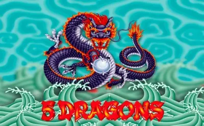 5 Dragons pokie cover in the Spinstralia lobby