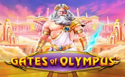 Gates of Olympus pokie cover in the Spinstralia lobby